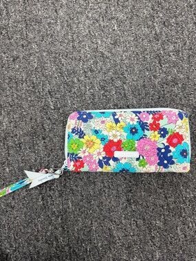 Vera Bradley Bright Floral Zip Wristlet Wallet - Multicolor Floral